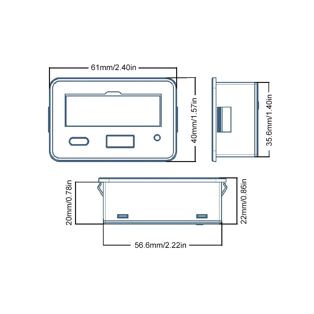 6140 DC8-30V 12V 24V Ternary LITHIUM แบตเตอรี่ตัวบ่งชี้ความจุ 6 โหมด LCD Digital Voltmeter เครื่องทดสอบแรงดันไฟฟ้าสําหรับรถยนต์รถจักรยานยนต์