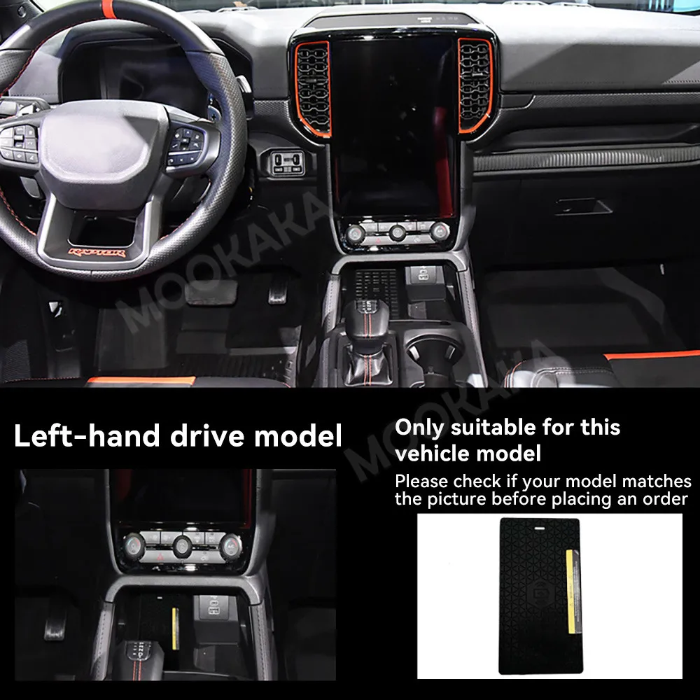 Für Ford Ranger 2023-2024 Quick QI Auto Drahtlose Ladegerät Schnelle Lade Intelligente Infrarot Telefon Dashboard