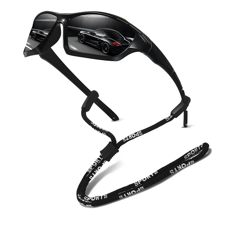 مع سلسلة أزياء الرجال النساء القيادة الصيد الجري UV400 النظارات الشمسية دراجة تسلق الجبال نظارات السلامة الرياضة في الهواء الطلق