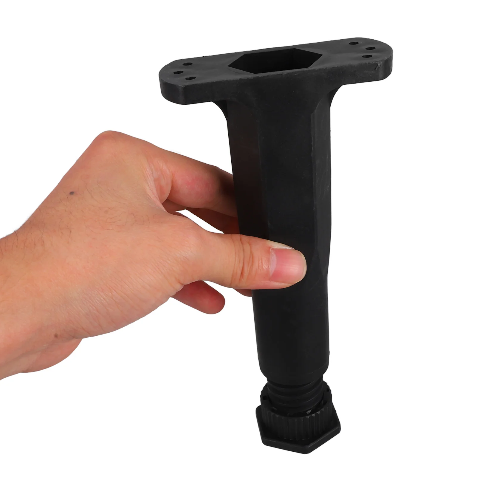 1Set Adjustable Bed Support Legs Heavy Duty Height Replacement Feet for Bed Frame Furniture Sturdy Leg Extenders with High Load