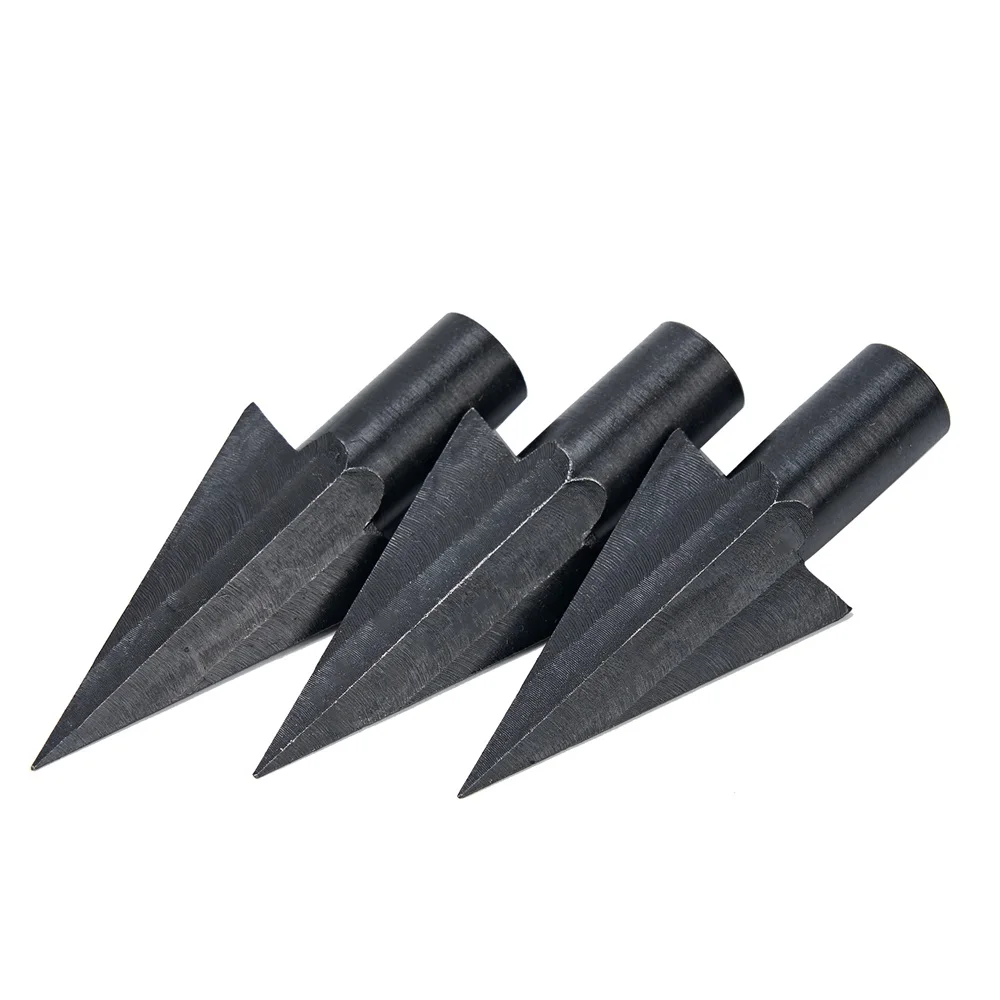 Fotografia 4: 6/12/24 peças Pontas de Caça Broadhead 210 grains, tipo Cauda de Andorinha, para Hastes de Flecha de Madeira/Bambu, Acessórios DIY para Arqueria