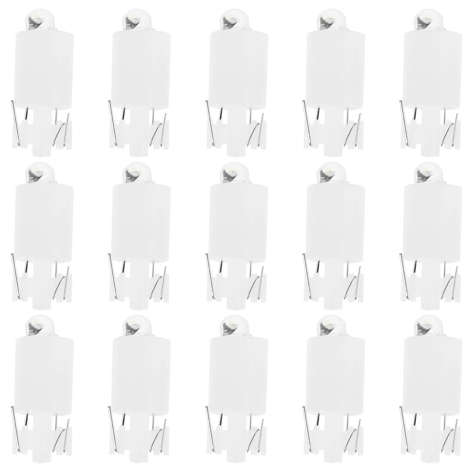 20Pcs 12V LED White Bulbs for Machine Games Illuminated Push Buttons Stable Power Easy Install Mini LED Lights for Arcade
