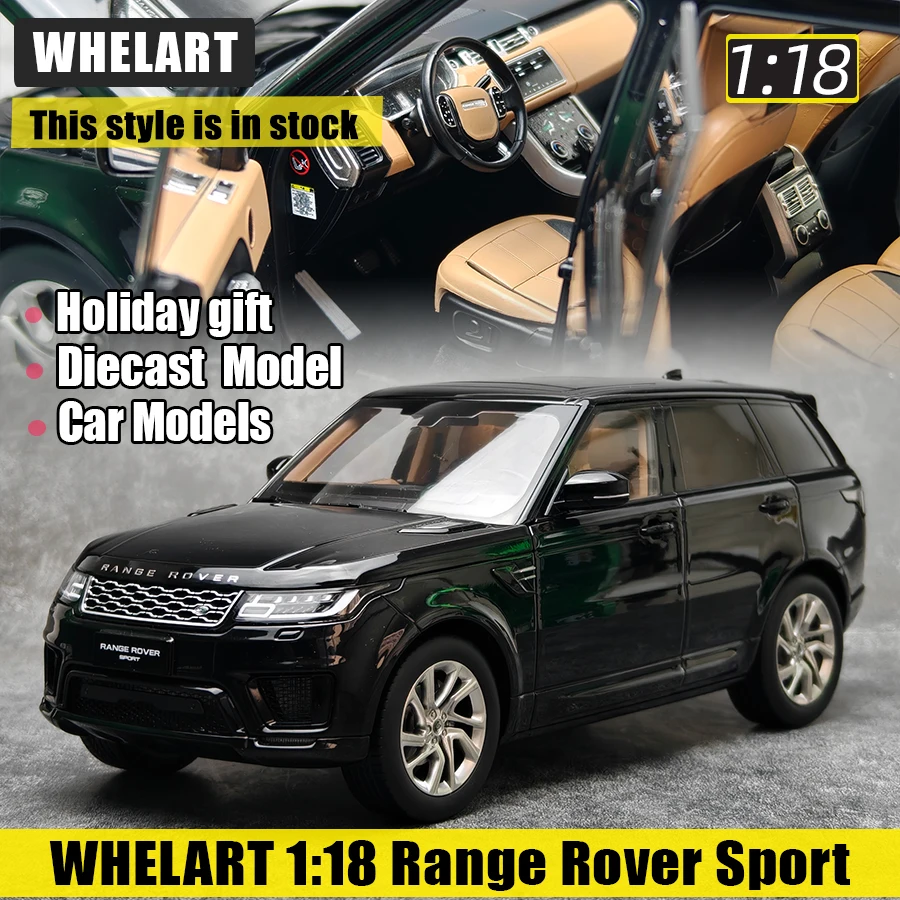 

WHELART литая под давлением модель масштаба 1:18, новая коллекция моделей Range Rover Sport SUV, статические украшения для модели автомобиля
