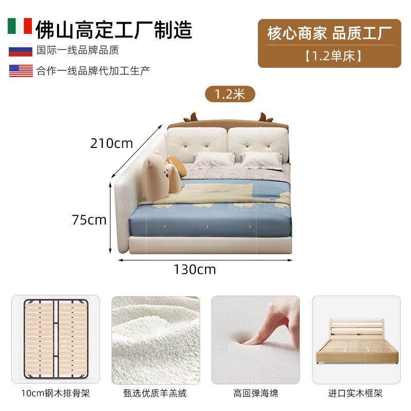 Tête de lit rembourrée, imperméable, minimaliste, luxe, moderne, Double cadres, décoration de meuble