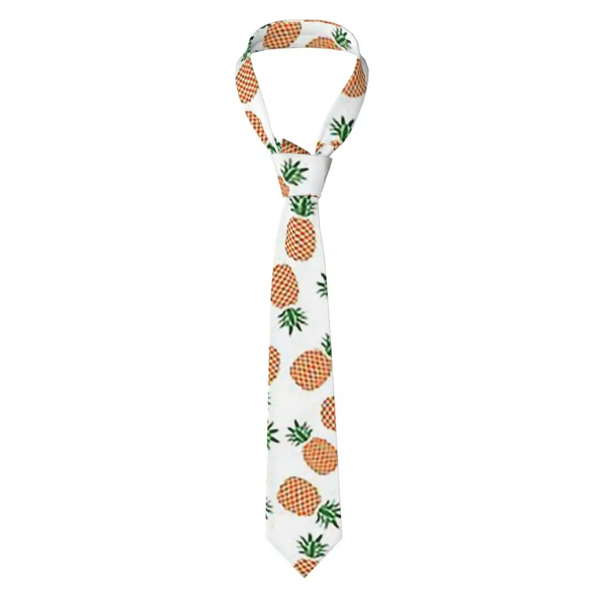 ربطة عنق يضحك على شكل أناناس للرجال من البوليستر الحريري 8 سم ربطات عنق لحفلات الزفاف وربطة عنق كاجوال Gravatas