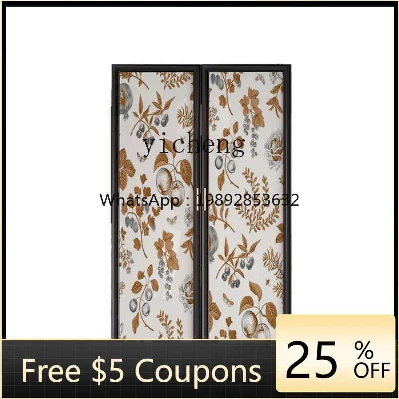 

ZZ Solid Wood Wardrobe Household Bedroom Clothes Storage Cabinet Simple Living Room Hallway Decoration Storage Cabinet