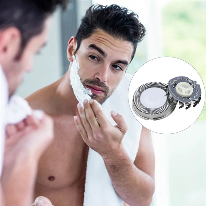 B07B-8Pcs Replacement Shaver Head Blade Cutters For  Norelco HQ3 HQ30/HQ32/HQ36/HQ300, Silver