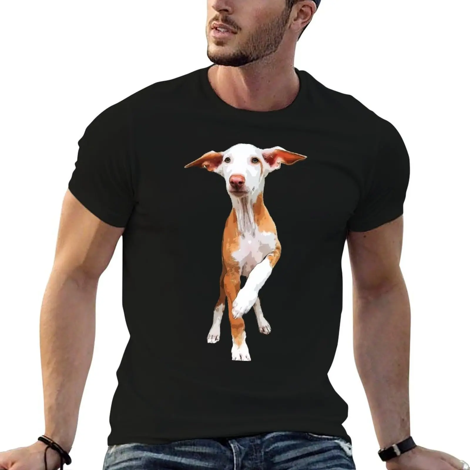 

Podenco Dog Podenco Canario T-Shirt t shirt for man man t shirt heavy cotton T-Shirt