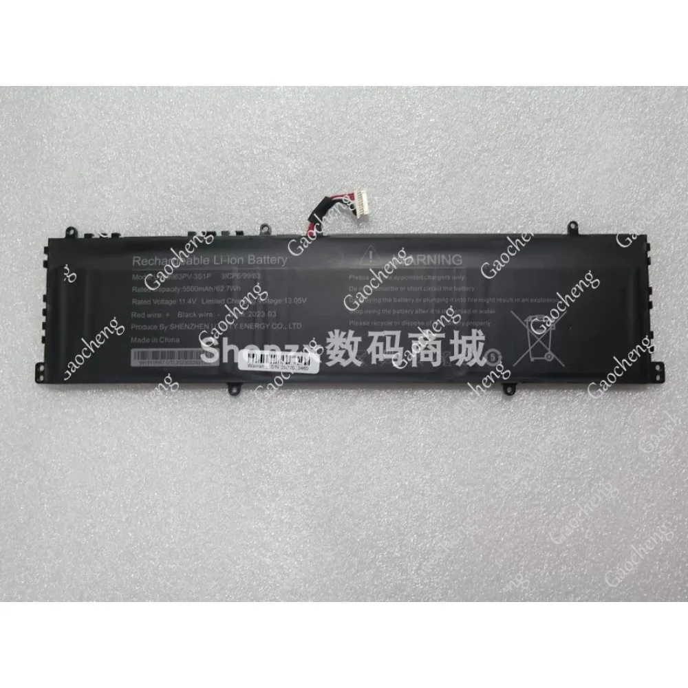 High-quality products for u609963pv-3s1p 11.4v 5500mah large interface (check the old battery plug and size)