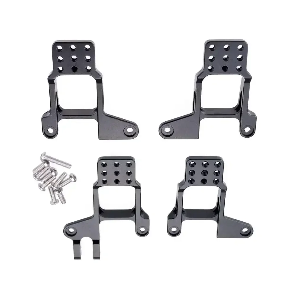 Support de tours de choc avant et arrière en aluminium, 4 pièces, pour chenille 1/10 RC TRX-4 TRX4 8216, pièces de mise à niveau