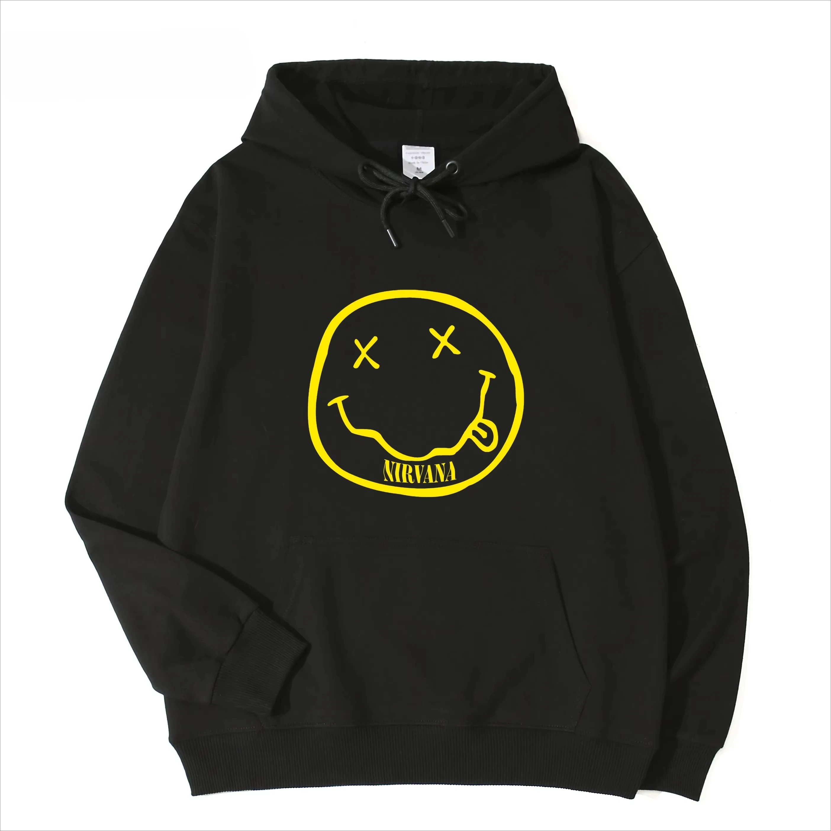 Band Rock-Nirvana Hoodie Men's and Women's Long Sleeve High-quality Fall and Winter Street Casual Hoodie Hip-hop Y2K Street Top