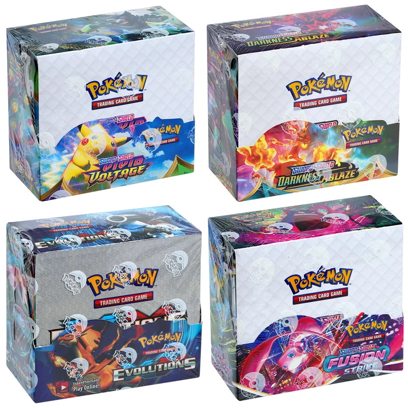 30-stijl Pokemon-kaart Prismatische evoluties TEAM UP Darkness Ablaze SUN MOON Evolutions Engelse Booster Battle Transactiekaart