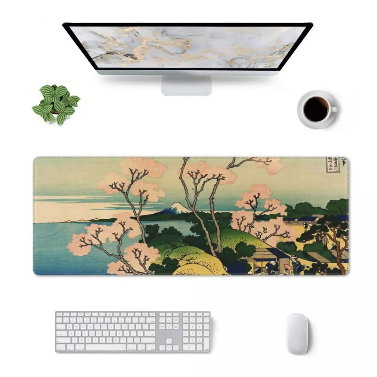 Katsushika Hokusai S Goten-Yama Hill Shinagawa на резиновых клавиатур Tokaido