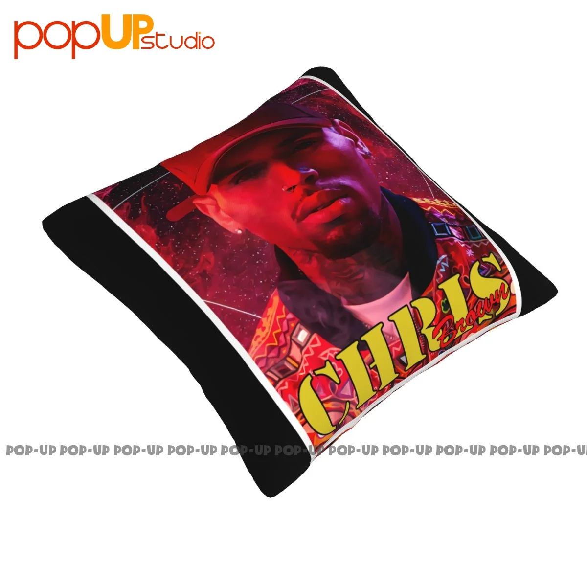 Thick Chris Brown Pillowcase Throw Pillow Cover Washable