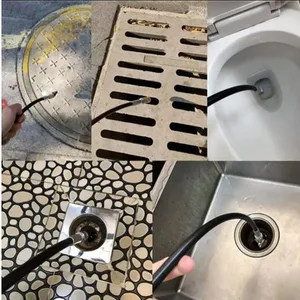 High pressure cleaning machine, sewage sewage dredging hose, sewage drainage spray kit, rotary nozzle for Karcher 8 Main Pipe and Sewage Unclogging Sales - №1