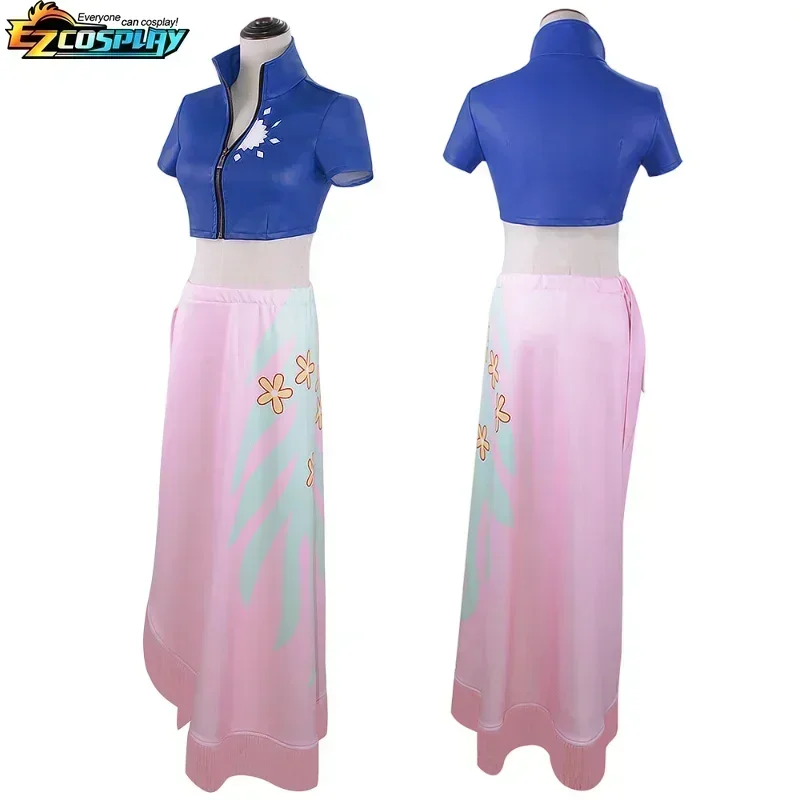 Nico Robin Cosplay Costume Dress Outfits Anime Cosplay Costume Costumes For Girl Full Set Halloween Carnival Party Dress - view 4