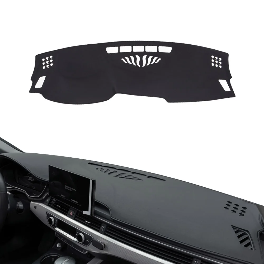 

Automotive Dashboard Cover Compatible with A4 2017 2018 2019 2020 2021 2022 2023 2024,Leather Material Dashboard Mat