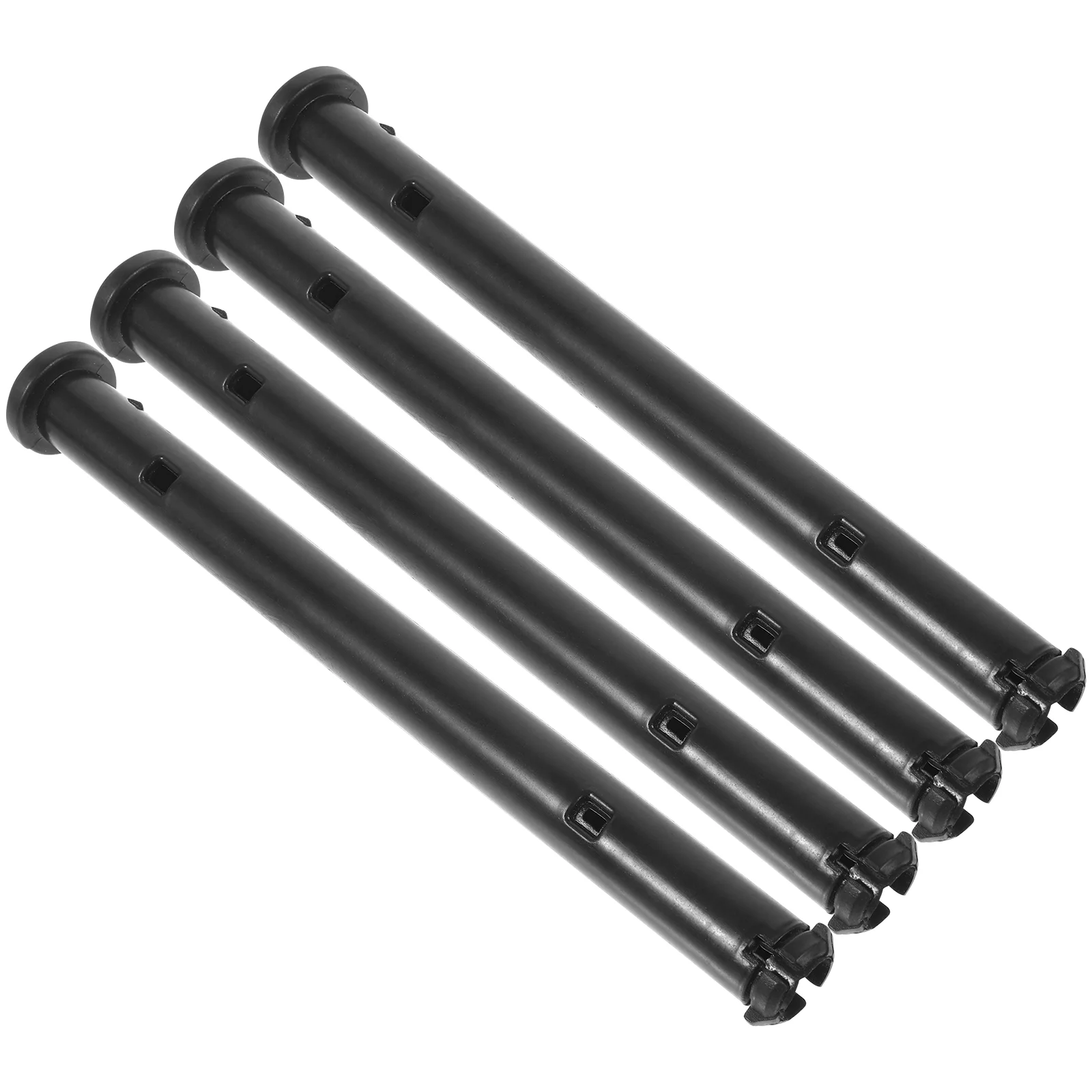 

4 Pcs Trash Cans Latch Dustbin Cover for Lid Lock Plastic Buckles Safety Black Office