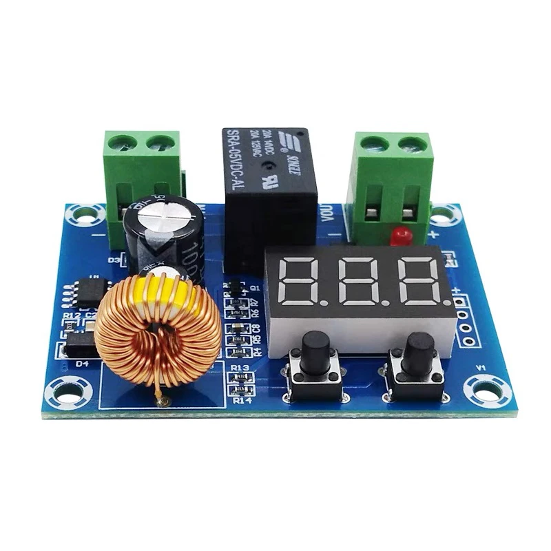 1PCS XH-M609 DC voltage protection module Lithium battery under voltage loss, low power, disconnect output 6-60V