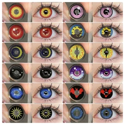 EYESHARE Color Contact Lenses For Eyes 1Pair Anime Cosplay Colored Lenses Blue Halloween Lenses Contact Lens Beauty Makeup