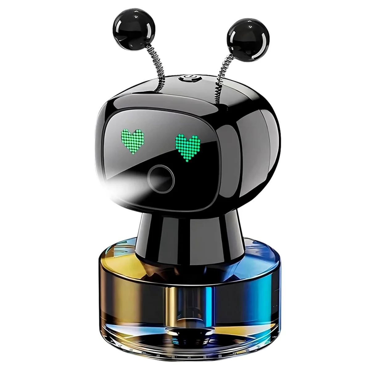 Smart Fashion Cute Robot Car Purificatore d'aria Ornamenti per auto Home Office Macchina per aromaterapia