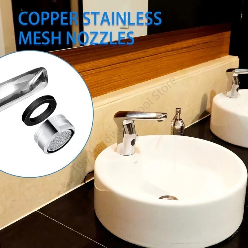 1Pcs M18/M20/M22/M24/M28 Water Saving Faucet Brass Thread Faucet Bubbler Nozzle Kits Faucet Adapter Parts Bathroom Accessories