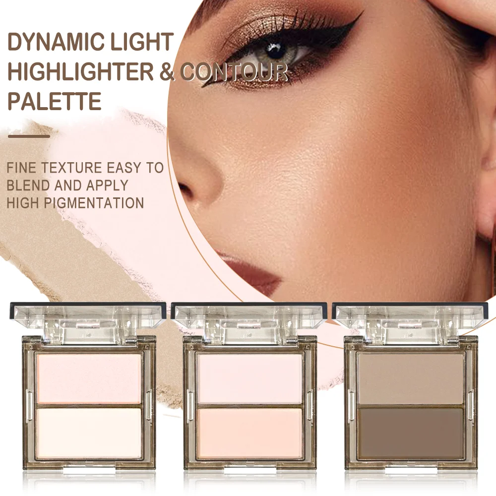 Sombra de ojos desnuda mate aterciopelada para iluminar los ojos y ocultar la cara, mezcla fácil de múltiples idiomas, resistente al agua de larga duración, Navidad Invierno