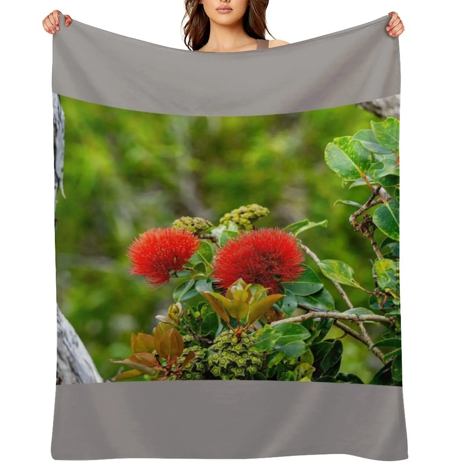 

Lehua Twice Throw Blanket Personalized Gift Flannels Decorative Throw Decoratives Blankets