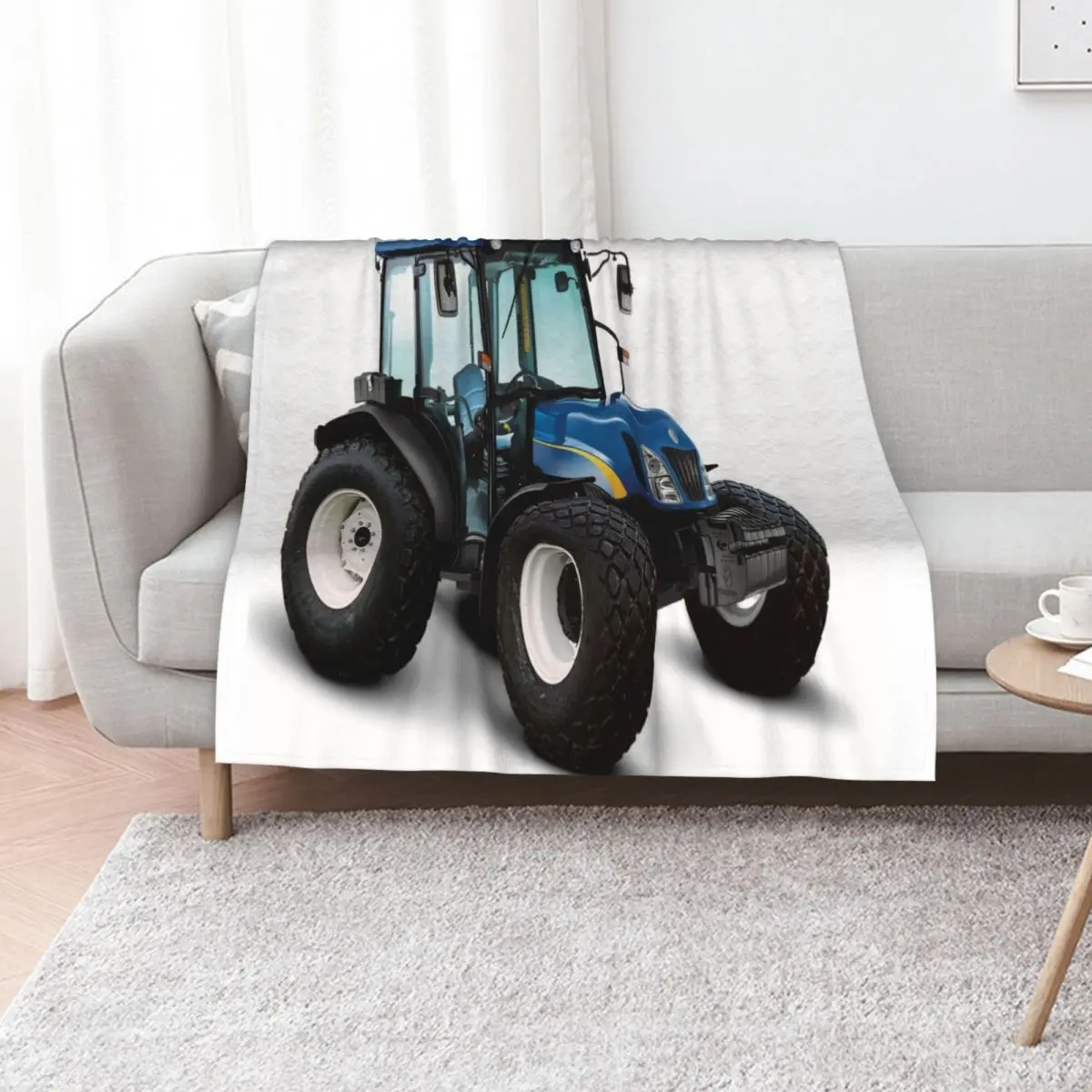 Tractor Throw Blanket Sofa Throw Soft Plush Plaid Sofa christmas decoration Bed Blankets For Sofas Blankets