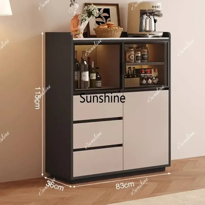 Cupboard Living Room Cabinets Transparent Modern Sideboard Living Room Cabinets Display Storage Meuble Rangement Home Furniture