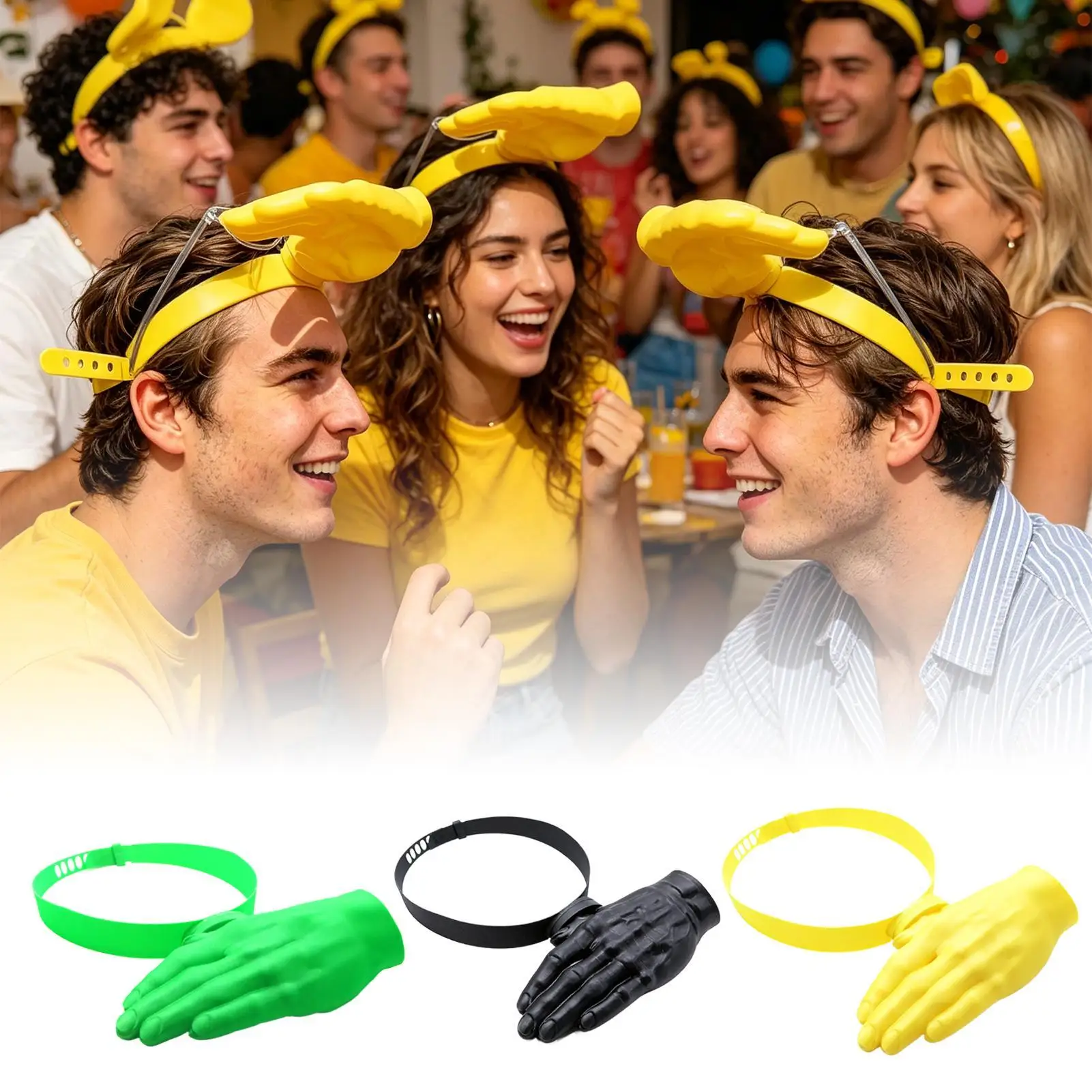 Funny Hand-shaped Sun Hat Adjustable sun Caps Headwear Sun Protection Summer Hats for Women Men Adults Kids Beach Travel