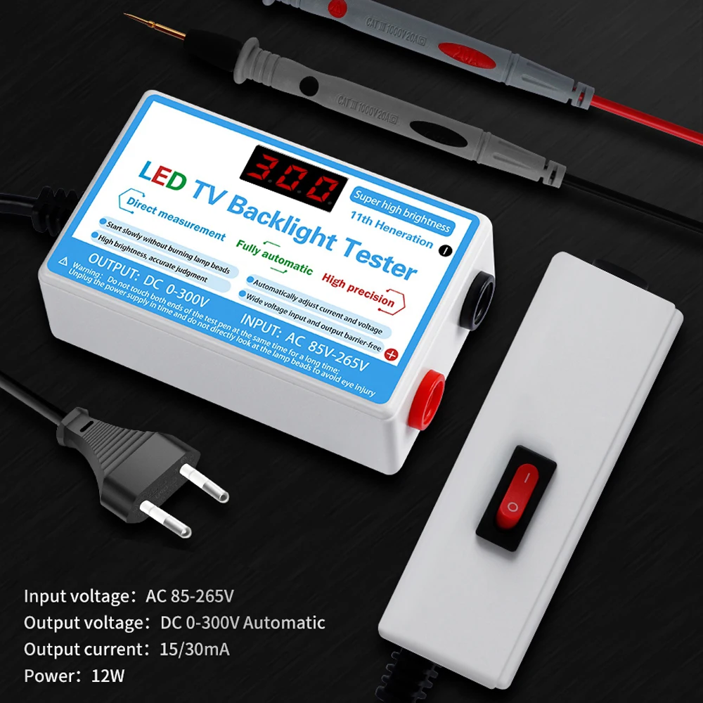 LED Lamp TV Backlight Tester Multipurpose LED Strips Beads Test Tool Measurement Instruments for LED Light TV Backlight Tester