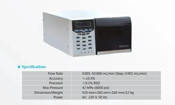 Agress 1100 Isocratic Analytical HPLC High Performance Liquid Chromatography HPLC Gradient System for lab