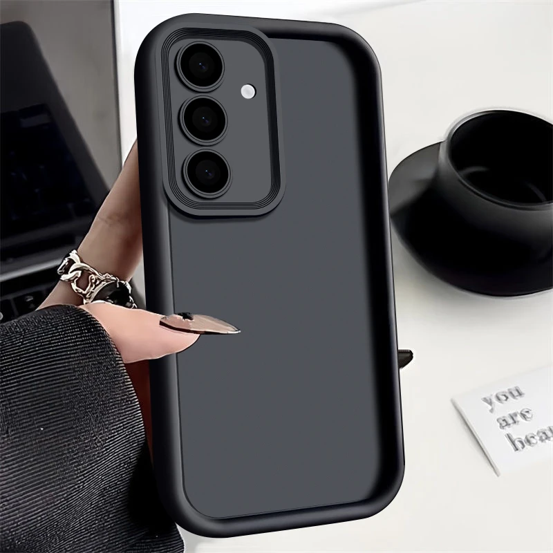 Weiche TPU-Hülle für Samsung Galaxy A56 A55 A54 A53 A35 A15 A16 A25 5G S24 S26 S25 Ultra S23 FE Candy Color Silikon-Handyhülle