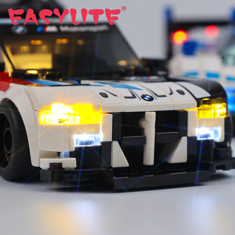 Led Light Kit For M4 GT3 M Hybrid V8 Race Cars 76922 Building Blocks Lighting Set No Model