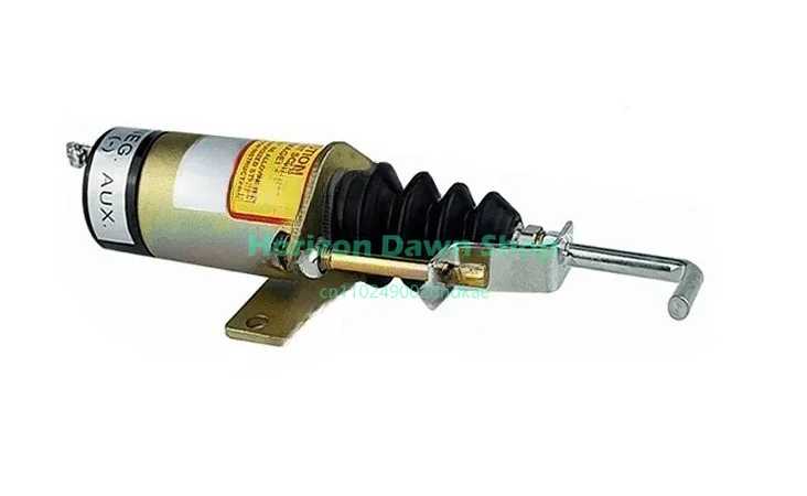12V 24V Engine Fuel Shutoff Solenoid Valve Push-Pull 12V Solenoid Valve 24V 366-07197 366-07198 Stop Solenoid Valve