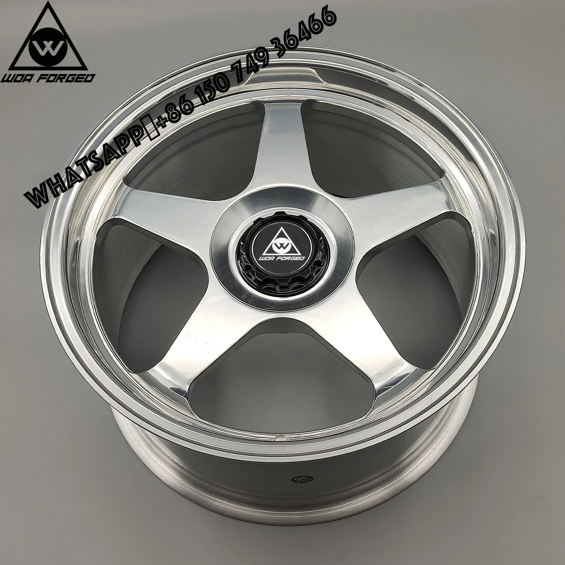 

6061-T6 WOAFORGED Wholesale Hot Sale Polished Chrome Forged Offroad Rims Five Pointed Star 4X4 Alloy Wheels for Wrangler