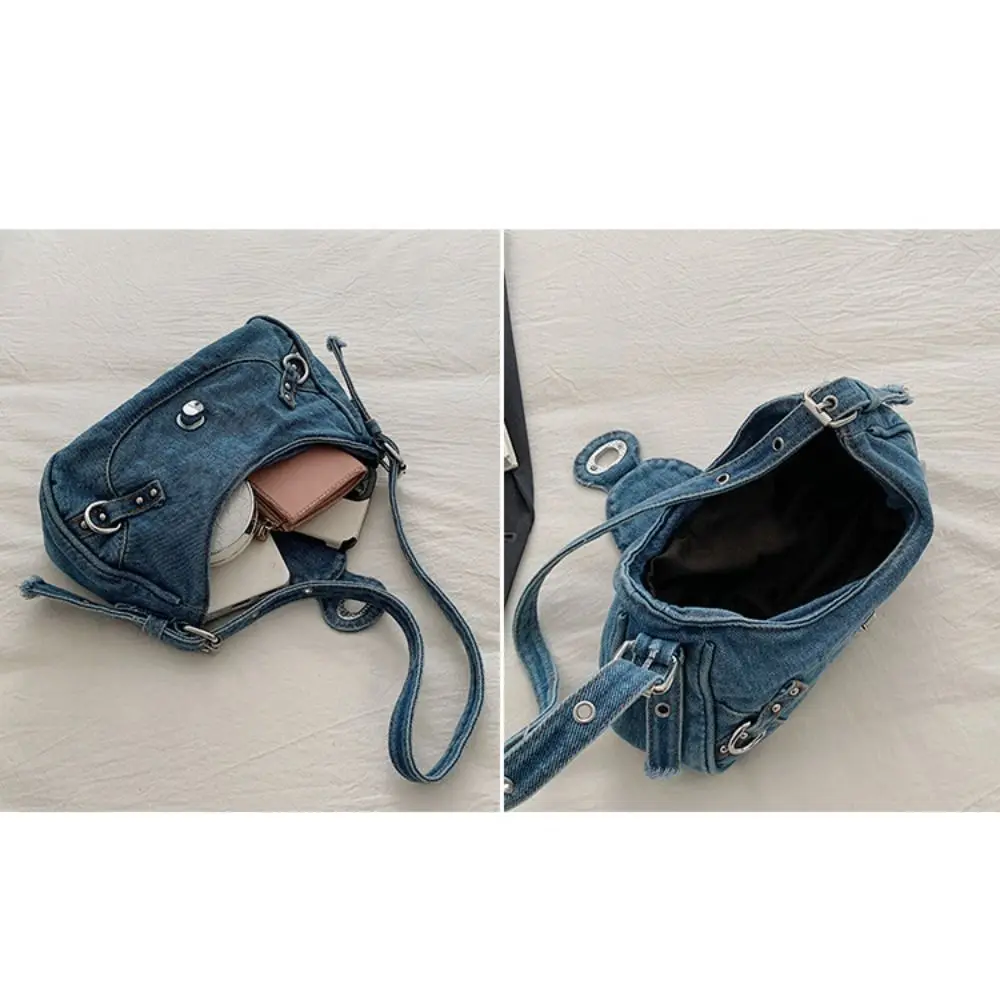 Y2K Denim Shoulder Bag Women's Casual Tote