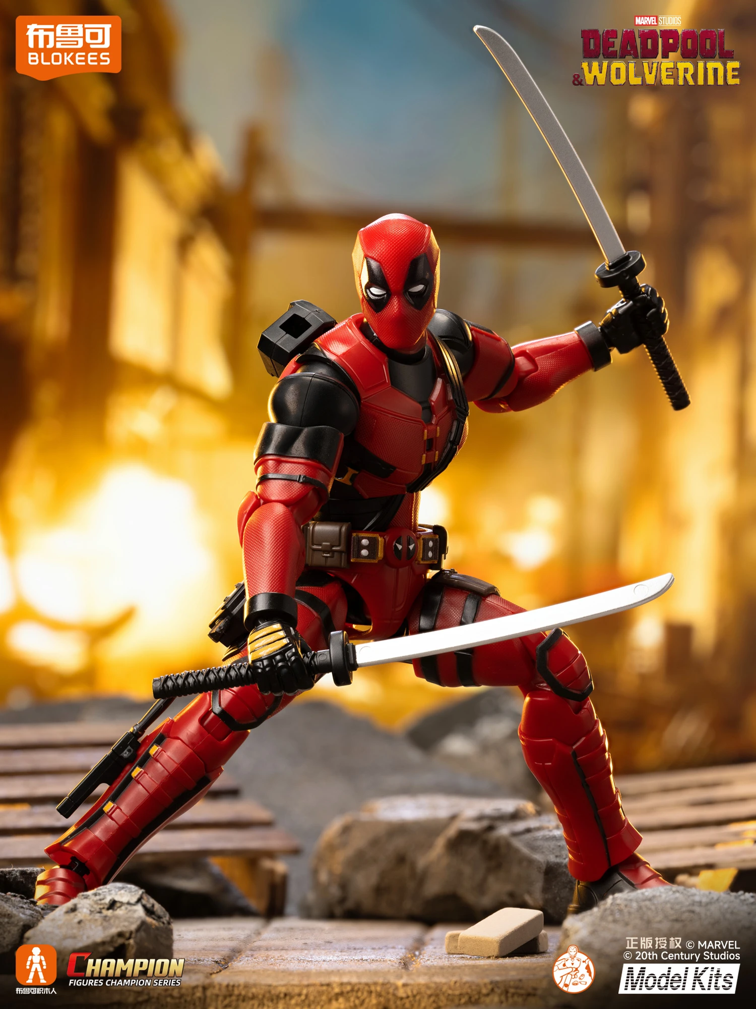 بلوك ديدبول ولفيرين X-Men لوجان وينستون ويلسون الجمعية عمل أرقام جمع فيلم دمية لعبة التنقل المشتركة الهدايا