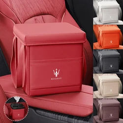 다용도 자동차 접이식 쓰레기통, 마세라티 Levante GT GranTurismo GranCabrio용 휴대용 보관 가방