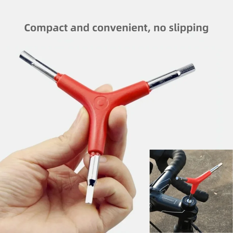 3 Way Hex Wrench Cycling Inner Hexagon Spanner Y-Shaped 4/5/6mm for Outdoor Camping Mountain Bike Bicycle Maintance Repair Tool