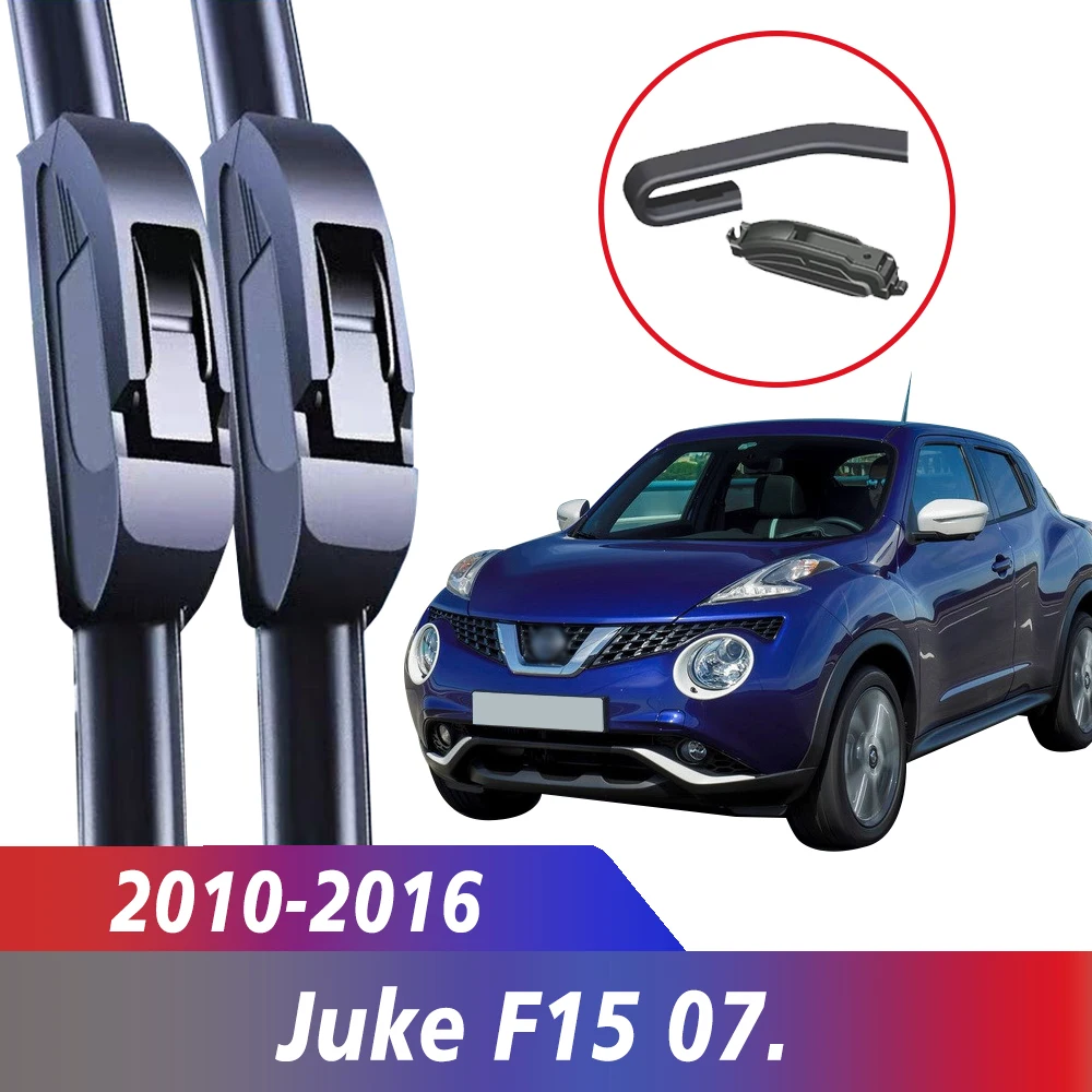 Wischer Front Wischer Klingen Set Für Nissan Juke F15 2010 - 2016 Windschutzscheibe Windschutz Fenster Pinsel 22'' + 14'' Zubehör