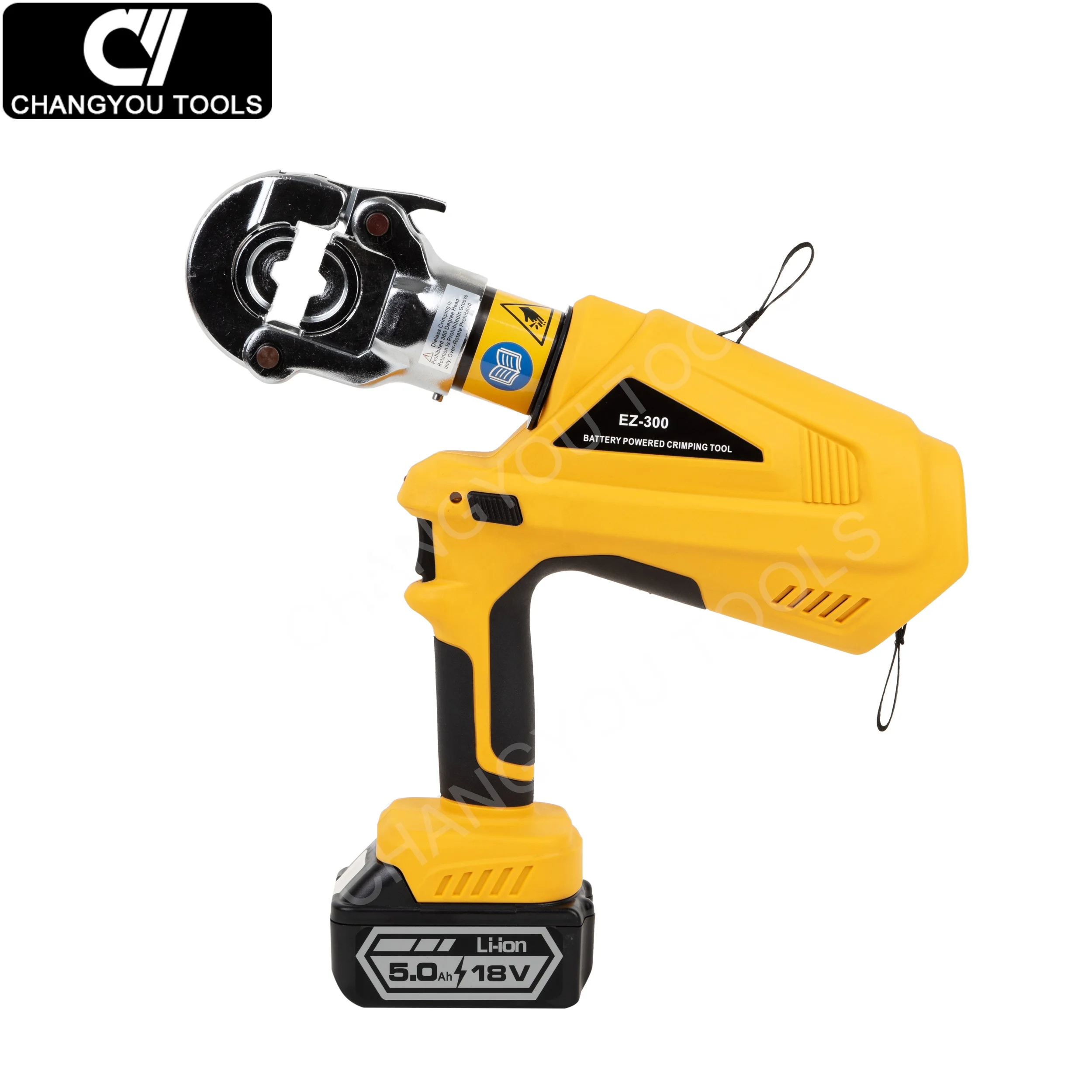 EZ-300 Hydraulic Cable Crimping Tool with OLED Display 10-300mm2 Electric Power Battery Electric Power Tool