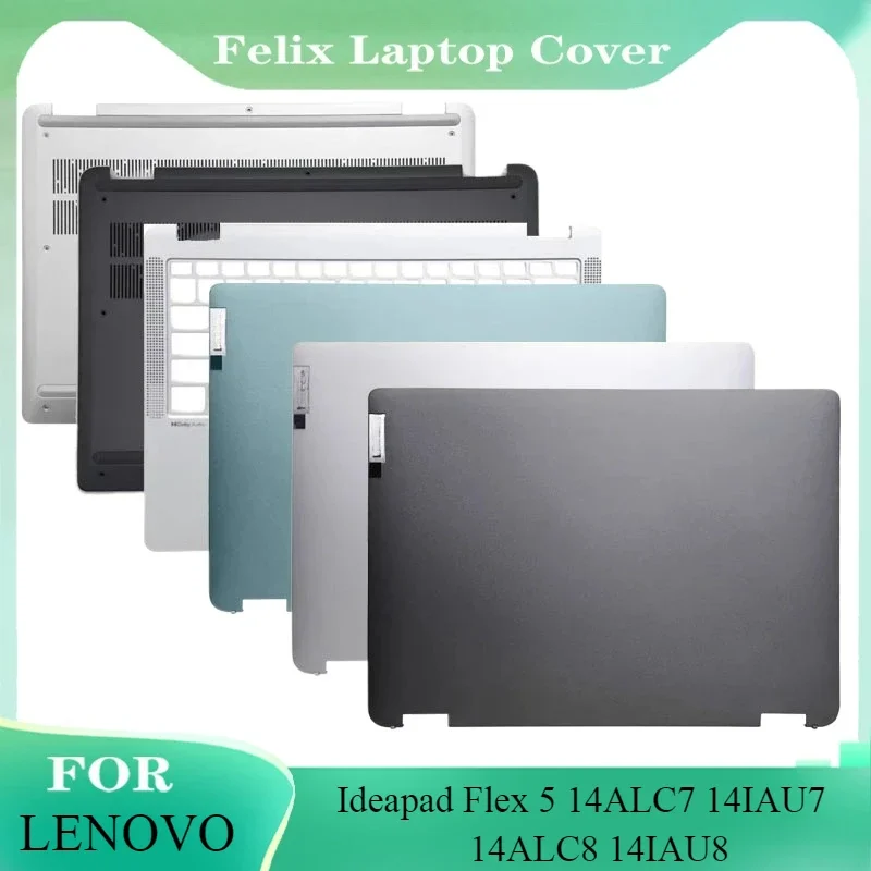 New For lenovo Ideapad Flex 5 14ALC7 14IAU7 14ALC8 14IAU8 Laptop LCD Back Cover/Palm Rest/Bottom Cover top cap