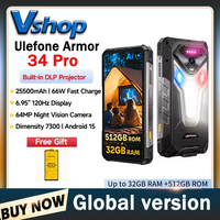 Ulefone Armor 34 Pro 5G AI Rugged Phone 32GB+512GB 25500mAh 6.95\