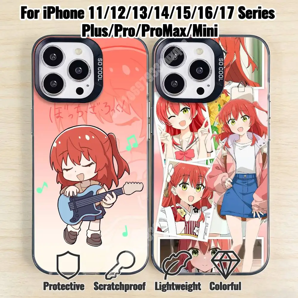 

Bocchi Band K-Kita Ikuyo-S Phone Case for iPhone 17 16 15 14 13 12 11 Pro Plus Max Mini X XS Silicone Hard Cover