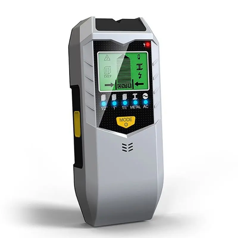 【تخفيضات سريعة】كاشف الحائط الإلكتروني 5 في 1 متعدد الوظائف للكشف عن المعادن المحمولة مسمار الخشب أداة قياس إلكترونية #1