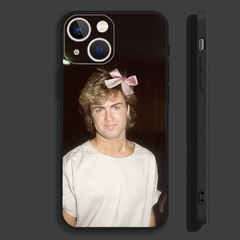 حافظة هاتف Band W-Wham Last Christmas لهاتف iPhone 16,15,14,13,12,11,Pro,Max,Plus,Mini,X,XS,XR,8,7,6,S,SE حافظة سوداء ناعمة