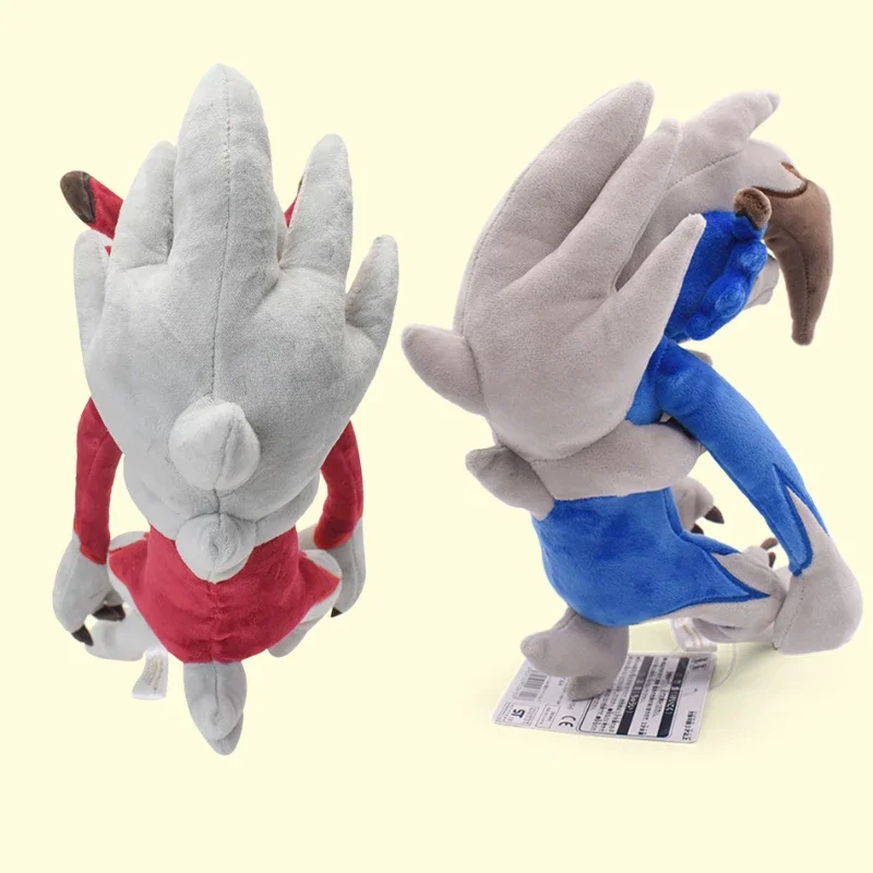 Pokemon Lycanroc ตุ๊กตา Plush น่ารักมนุษย์หมาป่ารุ่นเดสก์ท็อปเครื่องประดับตกแต่งเด็ก Sleep Soothing ของเล่นคริสต์มาสของขวัญหมอน