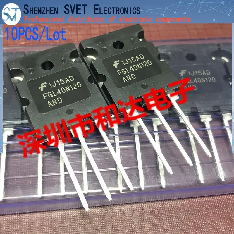 10PCS/Lot FGL40N120AND  TO-3PL 1200V 40A   Import Original And New 100%Test In Stock